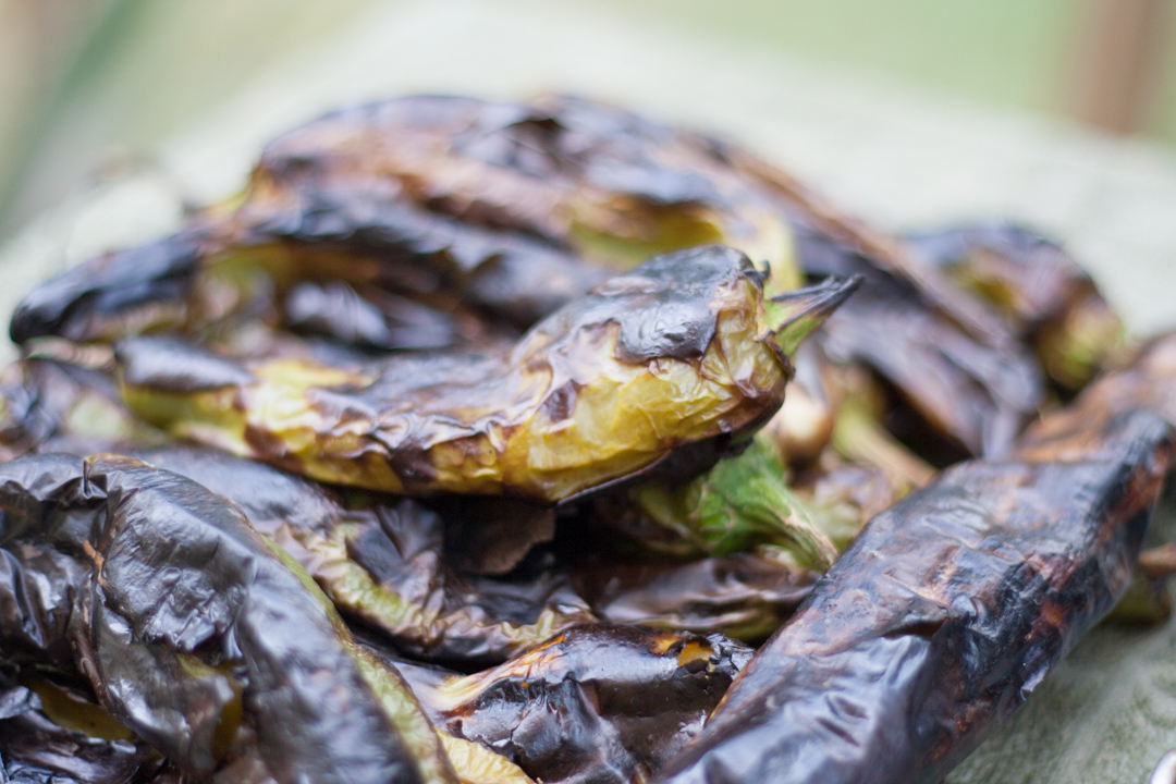 How to Roast Hatch Green Chiles